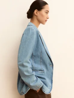Blazer in denim - BLUE JEANS