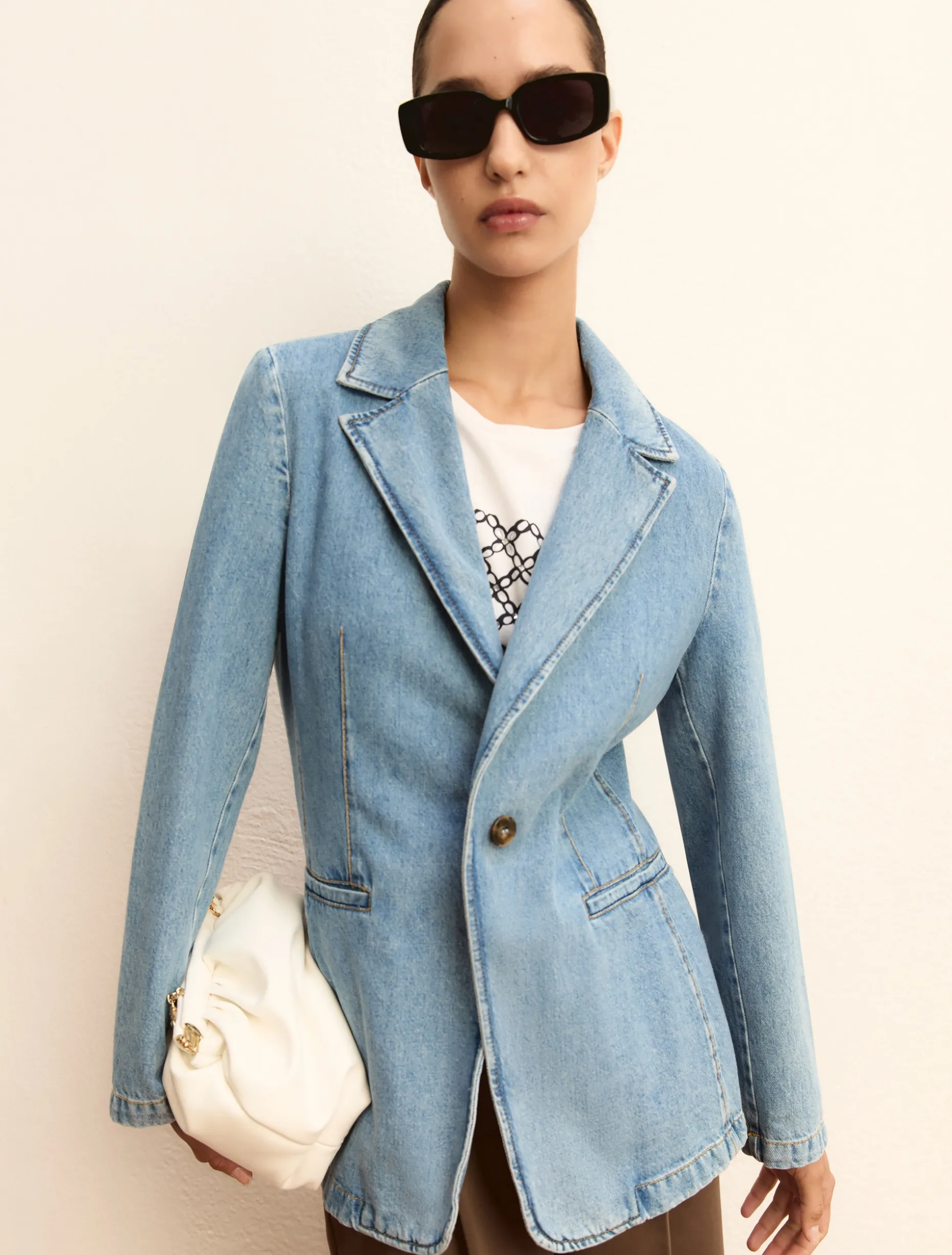 Blazer in denim - BLUE JEANS