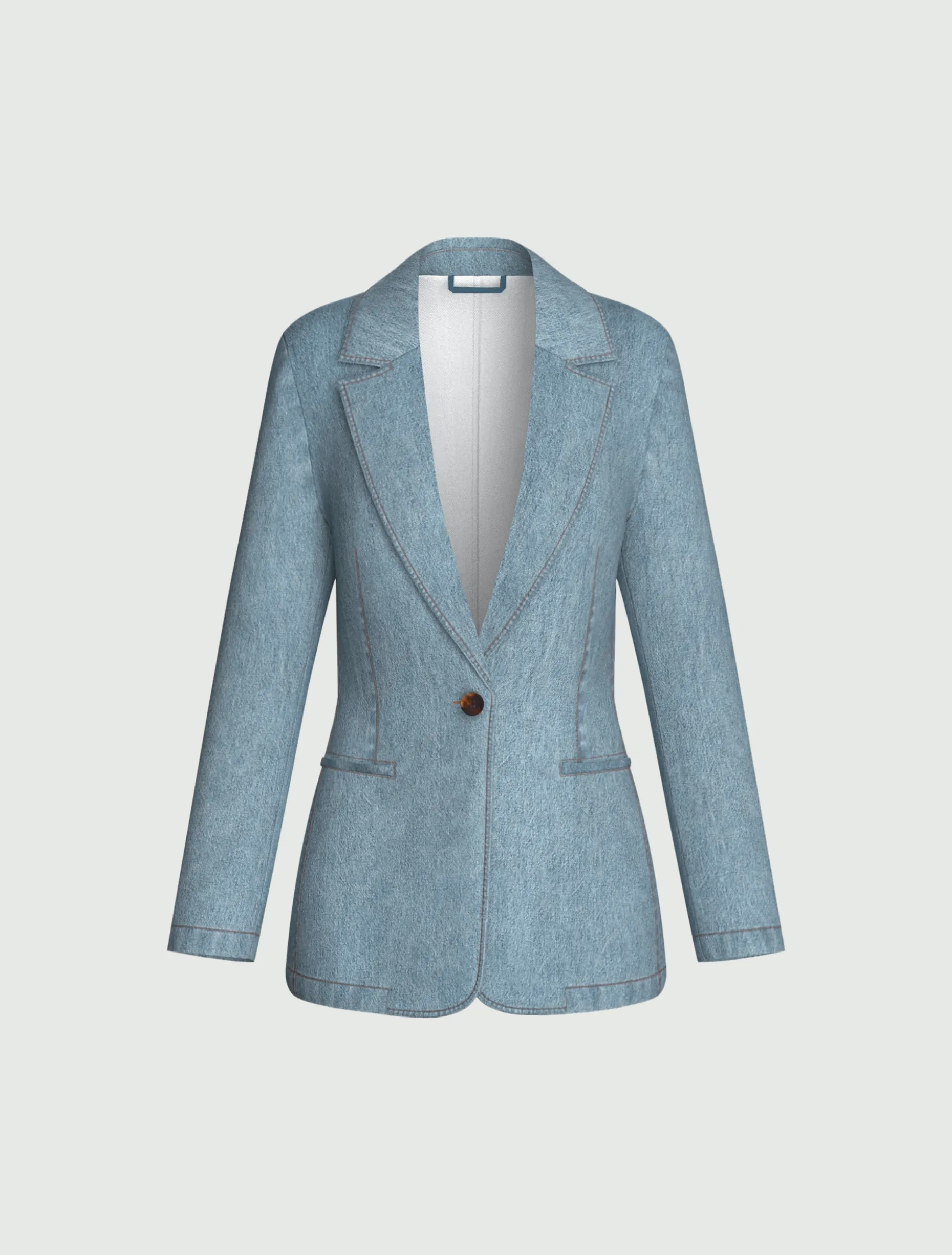 Blazer in denim - BLUE JEANS