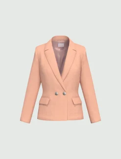 Blazer doppiopetto in faille stretch - MALVA