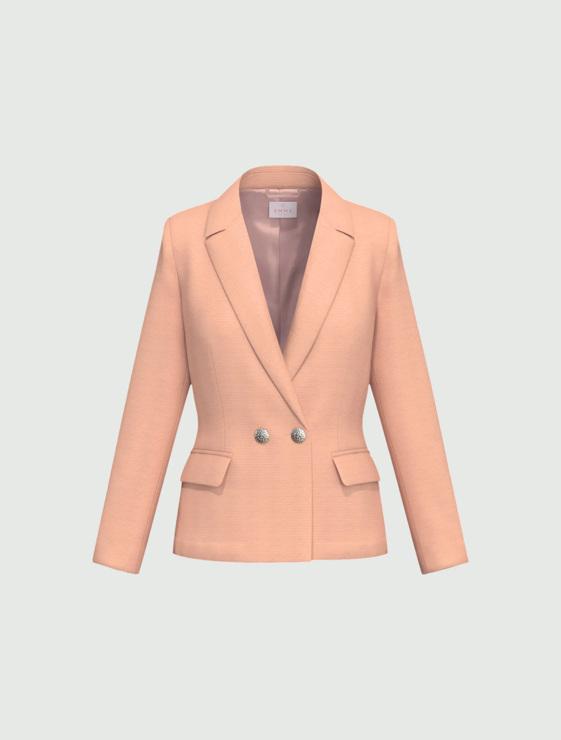 Blazer doppiopetto in faille stretch - MALVA