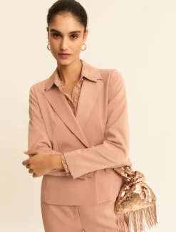 Blazer doppiopetto in faille stretch - MALVA