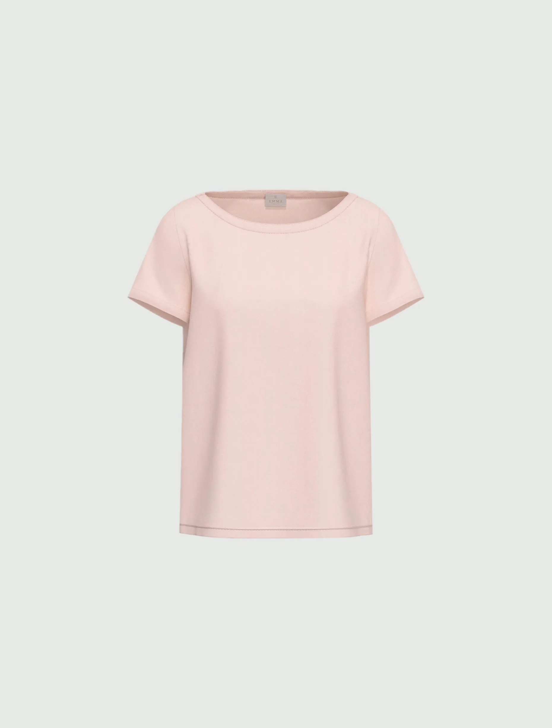Blusa in crepe di misto seta - ROSA
