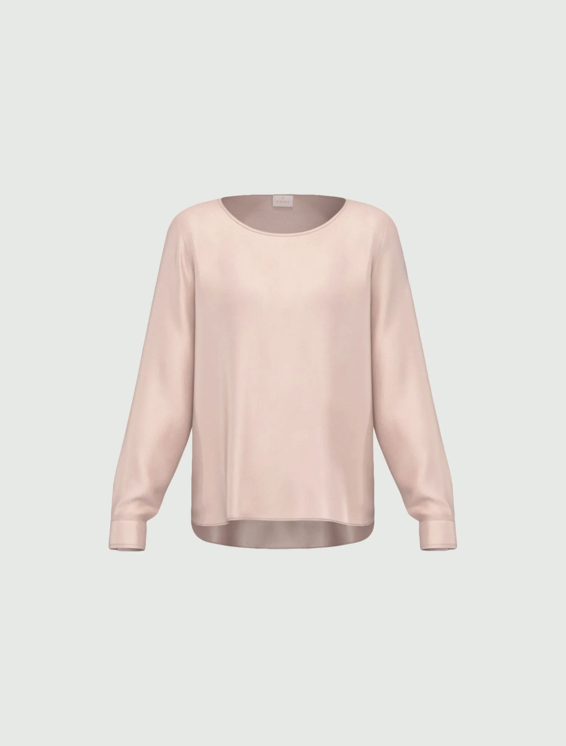 Blusa in raso stretch - ROSA