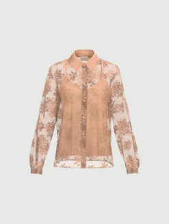 Camicia in pizzo chantilly - MALVA