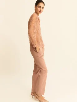 Camicia in pizzo chantilly - MALVA