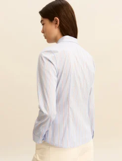 Camicia in popeline - AZZURRO