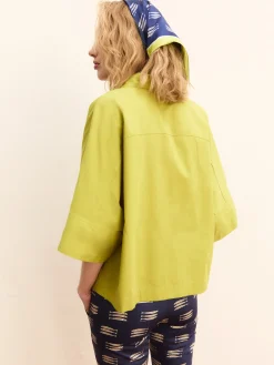 Camicia manica a kimono - VERDE MELA