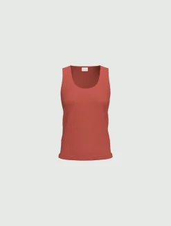 Canotta in jersey interlock stretch - CILIEGIA