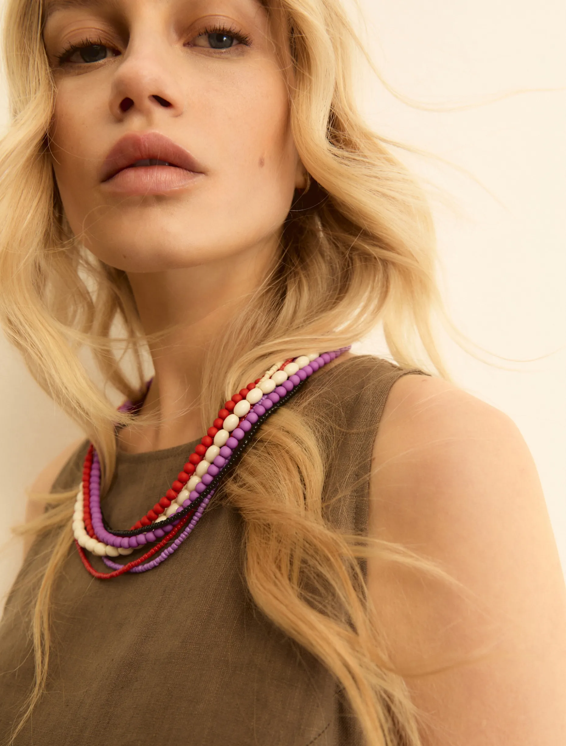 Collana con perline multicolori - GERANIO