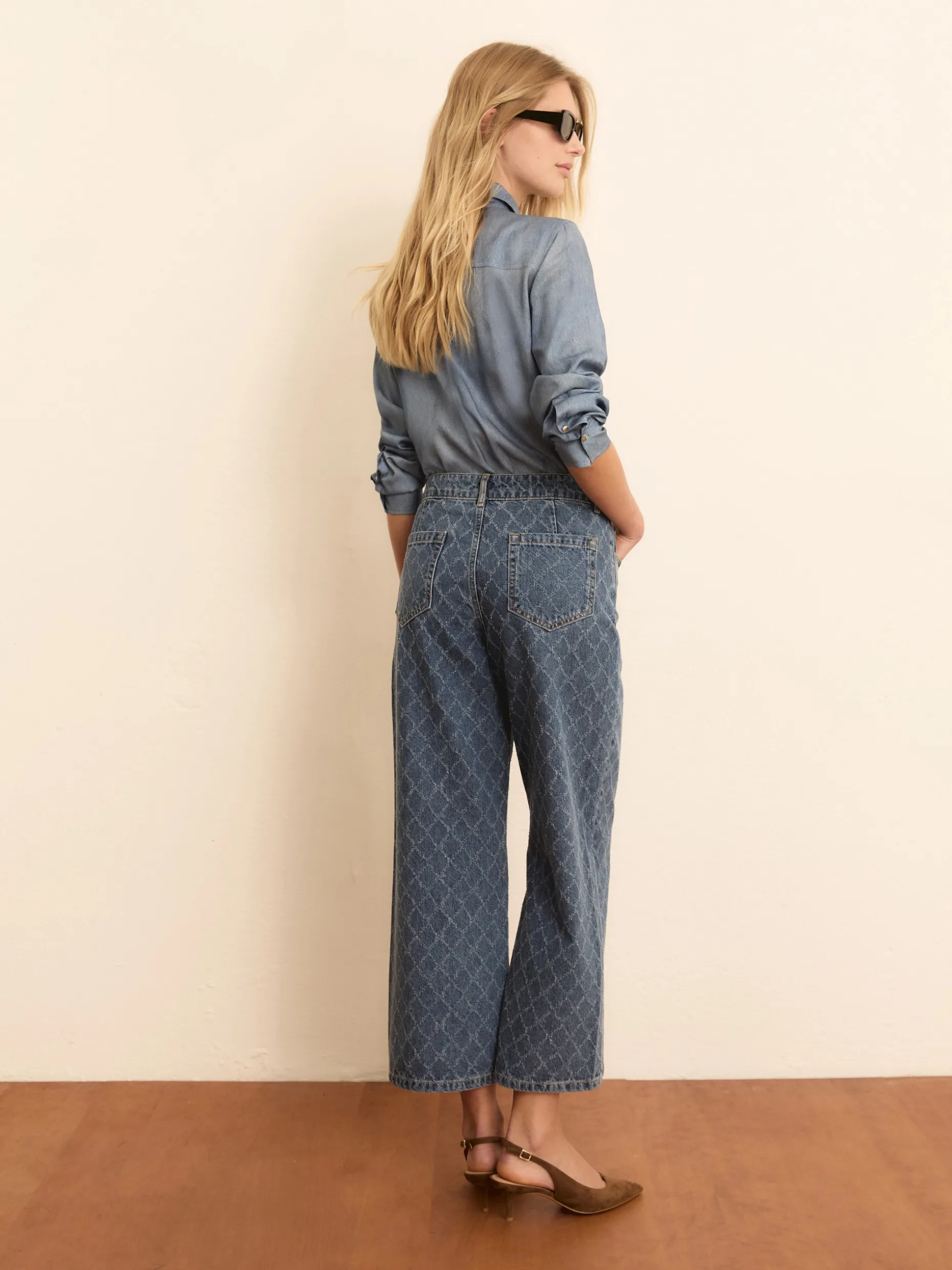 Denim cropped - BLUE JEANS