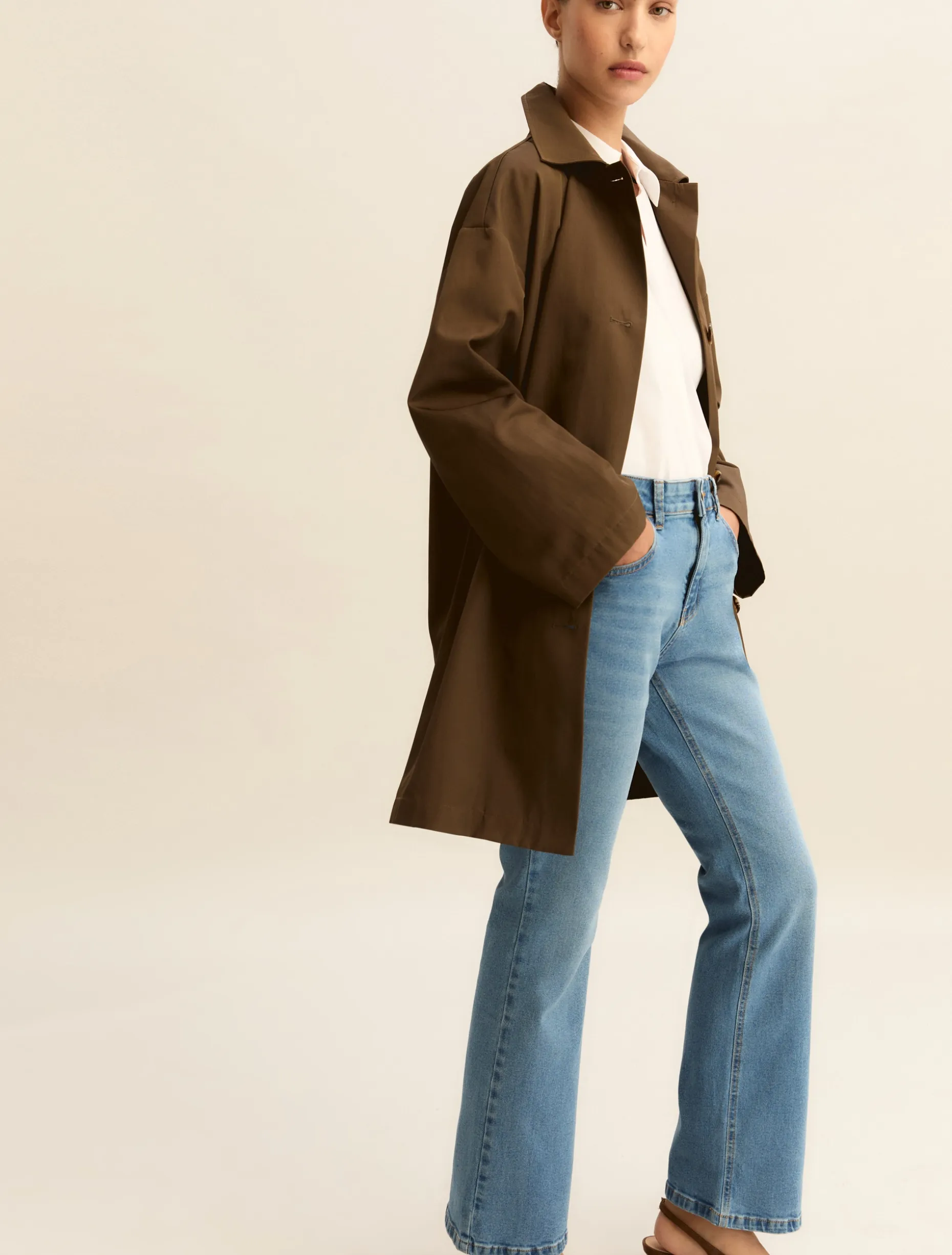 Denim slim flare - BLUE JEANS