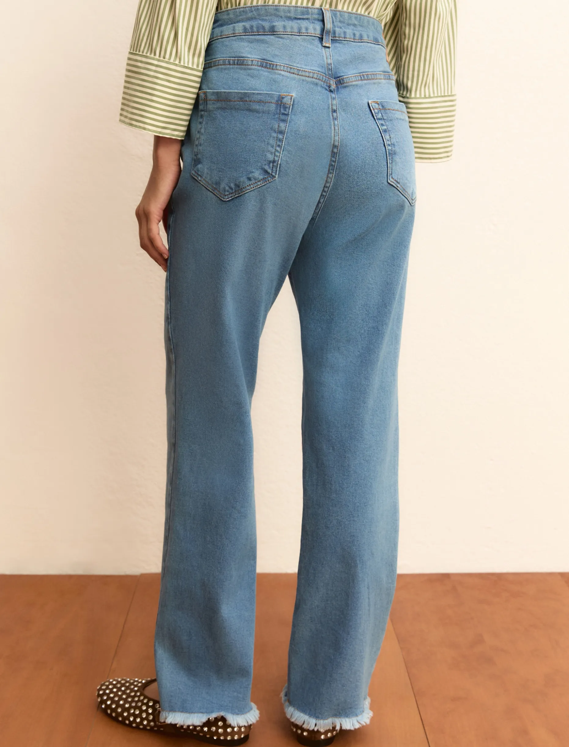 Denim straight - BLUE JEANS