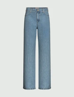 Denim stretch con gamba larga - BLUE JEANS