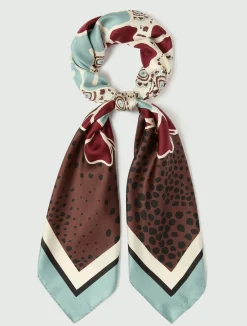 Foulard in seta - MARRONE