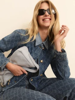 Giacca corta in denim - BLUE JEANS