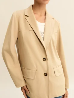 Giacca dritta - BEIGE