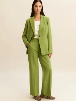 Giacca in tessuto stretch - VERDE