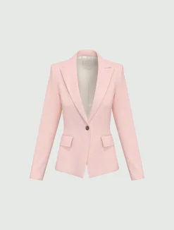 Giacca in viscosa con lamé - ROSA