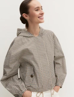Giubbino in taffetà - BIANCO LANA