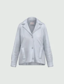 Impermeabile corto - AZZURRO POLVERE