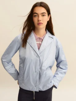 Impermeabile corto - AZZURRO POLVERE