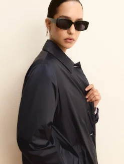 Impermeabile in tessuto - NAVY