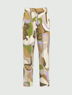 Jogger in twill - SABBIA