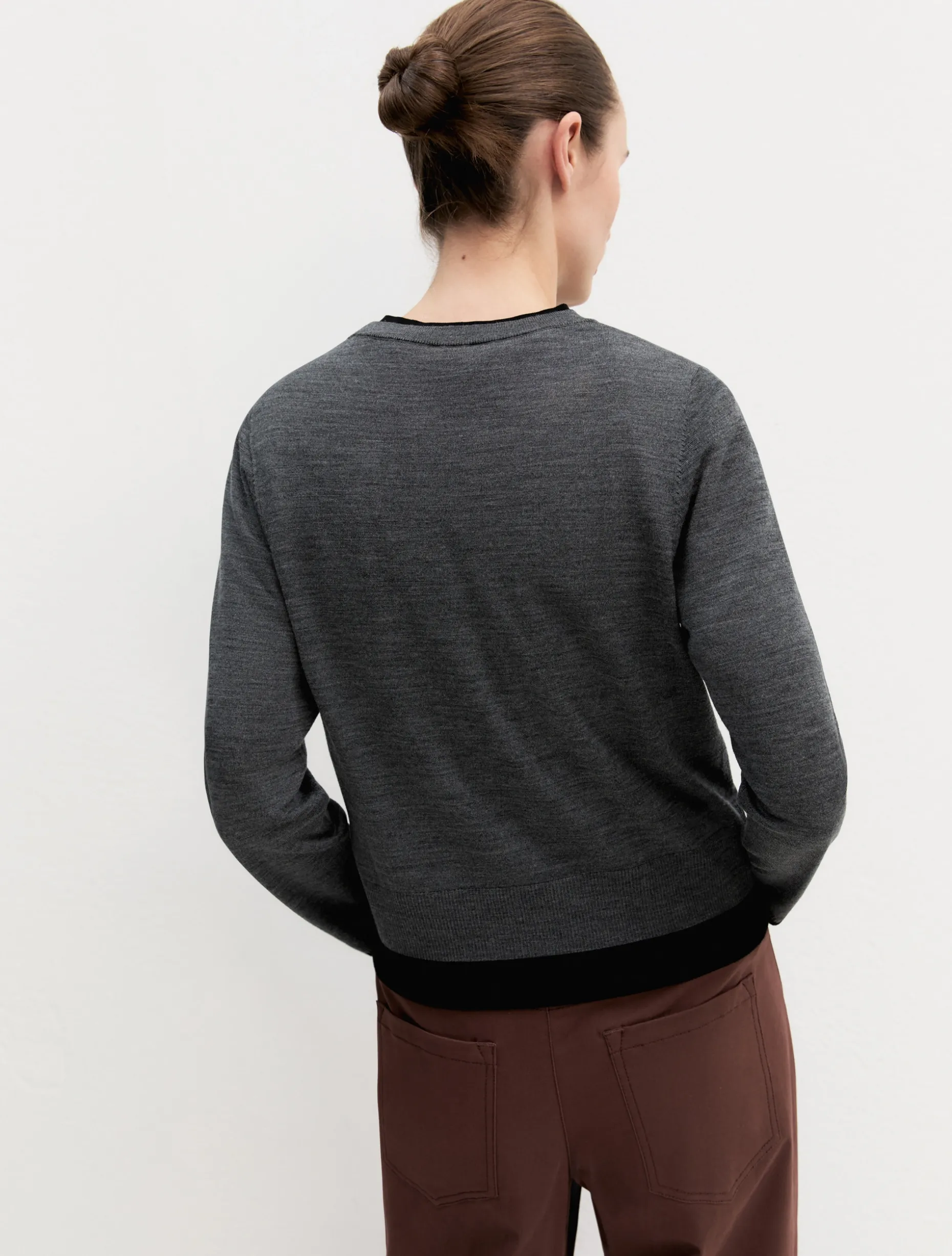 Maglia in pura lana - GRIGIO MEDIO