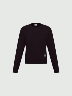 Maglia in viscosa stretch - BLU