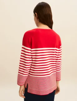 Maglia in viscosa stretch - ROSSO