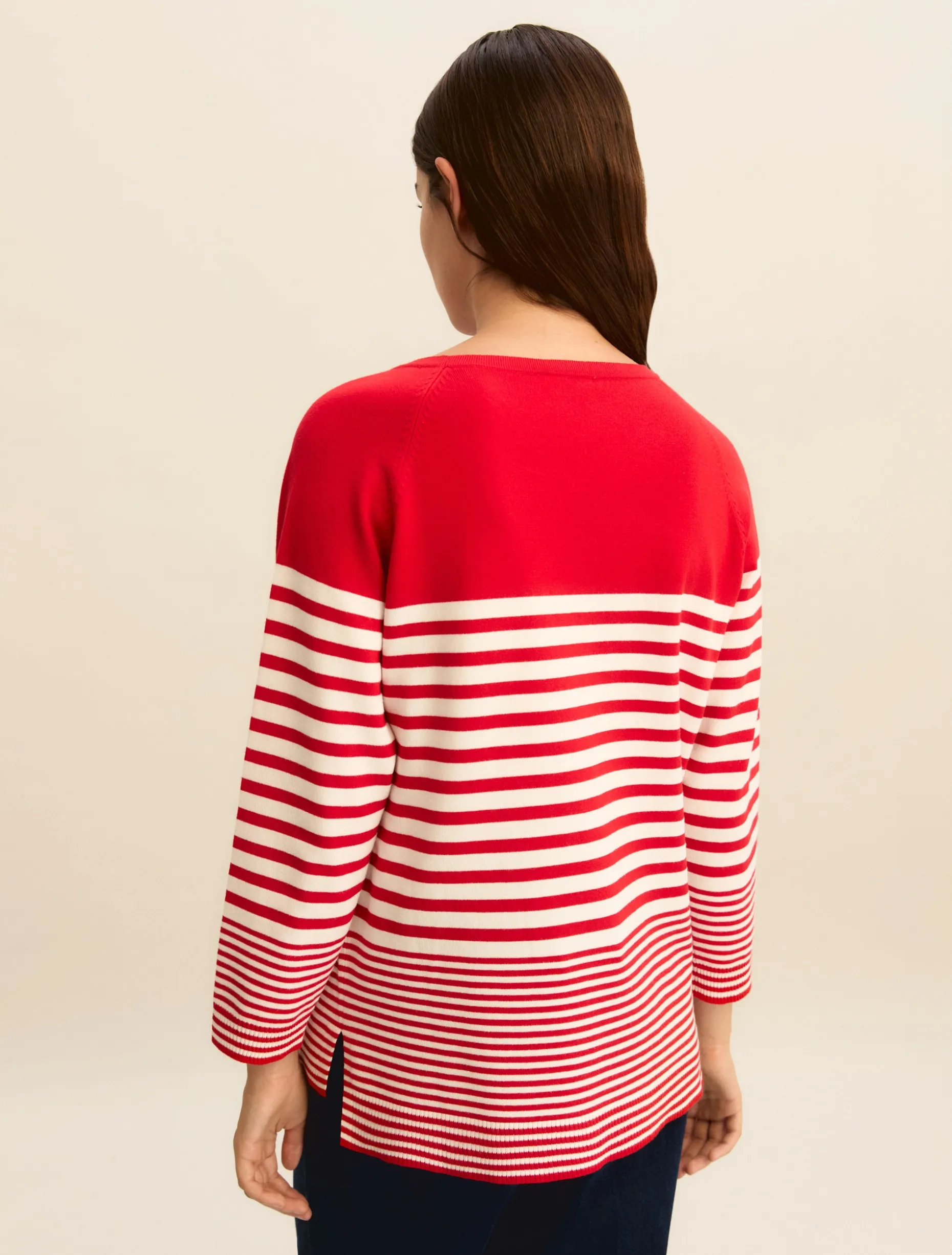 Maglia in viscosa stretch - ROSSO