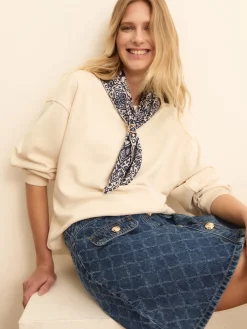 Mini gonna in denim - BLUE JEANS