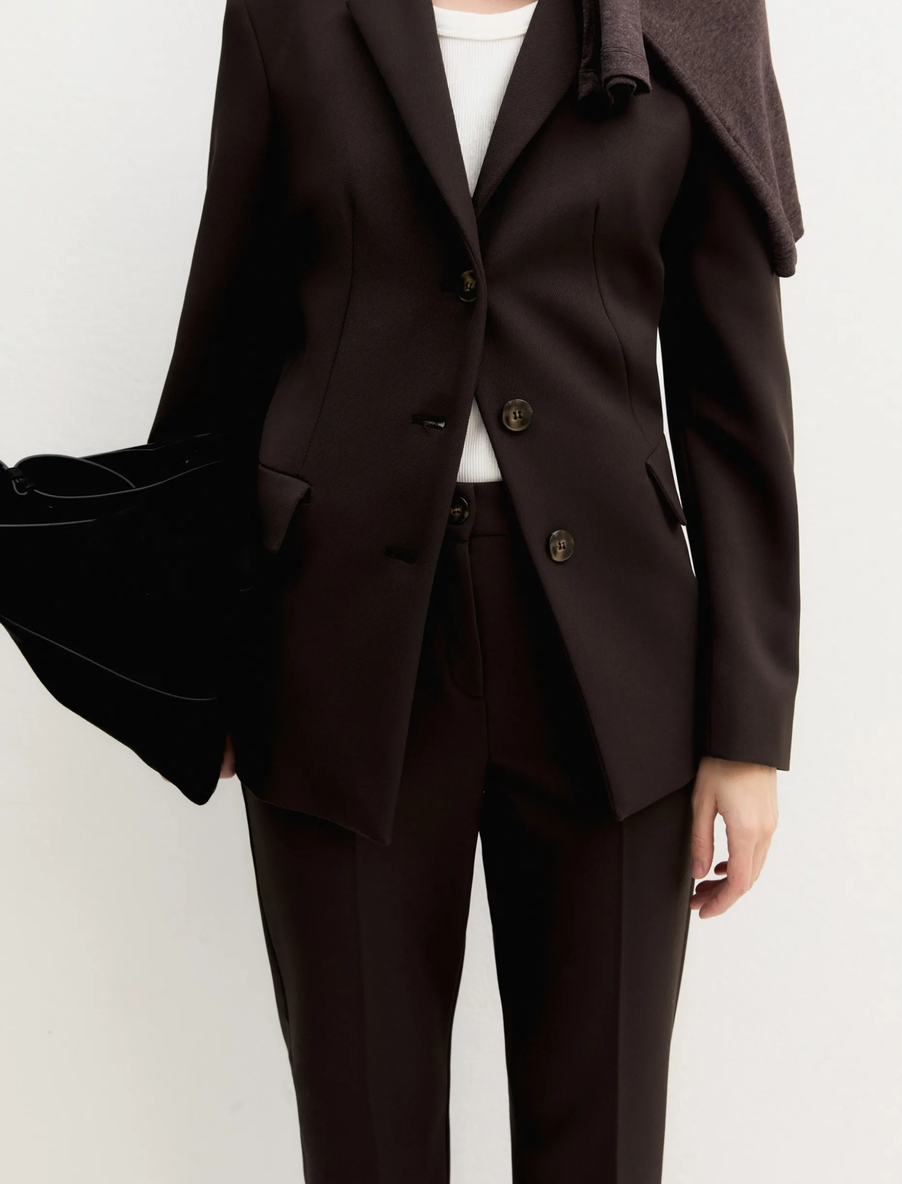 Pantalone aderente stretch - TESTA DI MORO