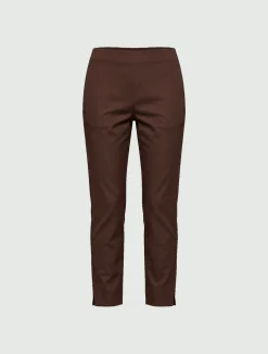 Pantalone capri in cotone stretch - CAFFE`