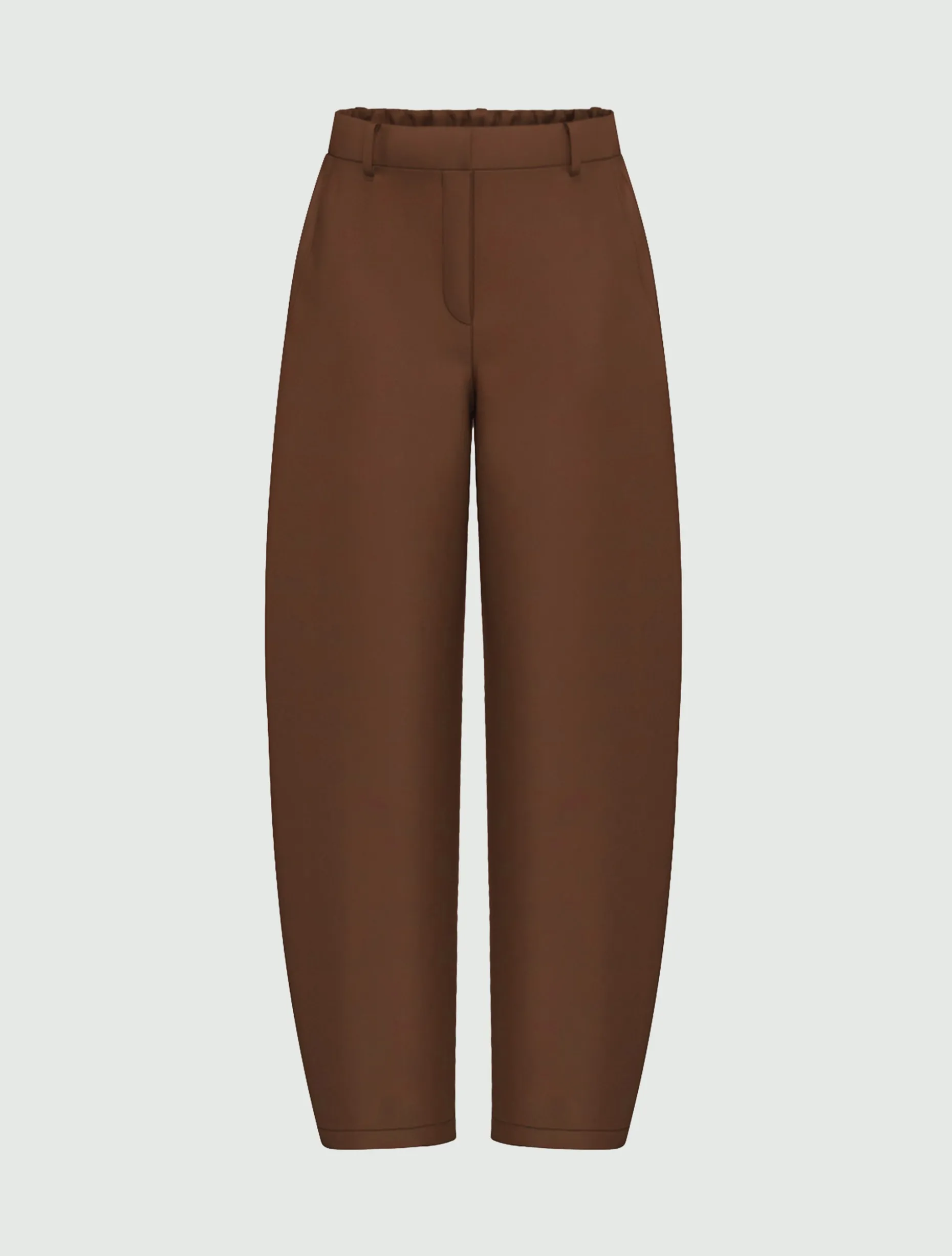 Pantalone chino in raso stretch - CAFFE`