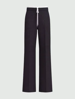 Pantalone con coulisse - BLU