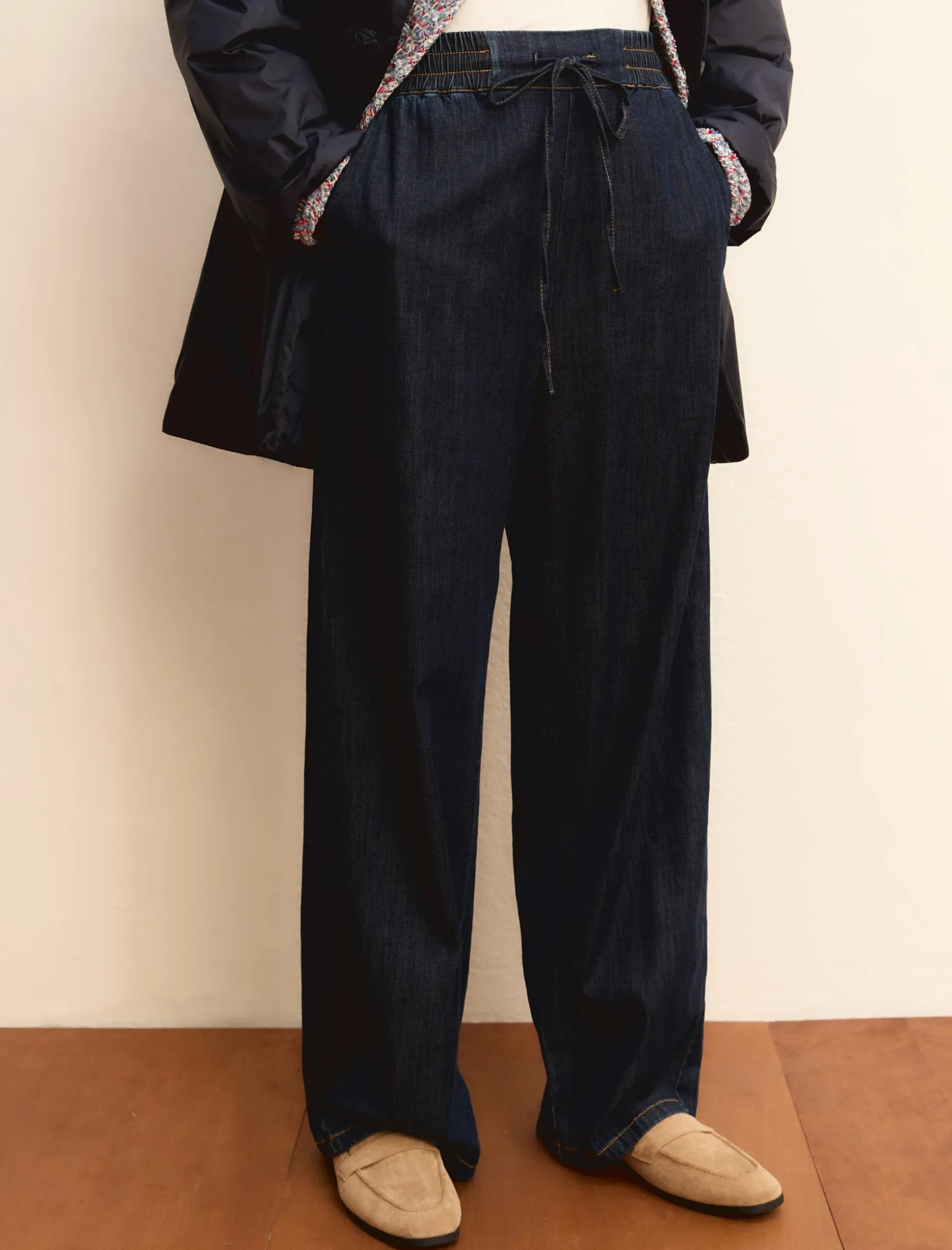 Pantalone in denim stretch - BLUE JEANS