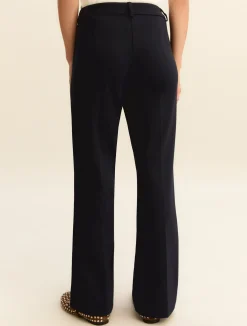 Pantalone in jersey stretch - BLU
