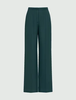 Pantalone in raso matte - VERDE