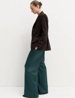 Pantalone in raso matte - VERDE