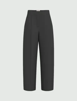 Pantalone in raso stretch - GRAFITE