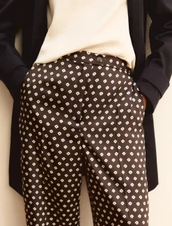 Pantalone in twill stampato - KAKI