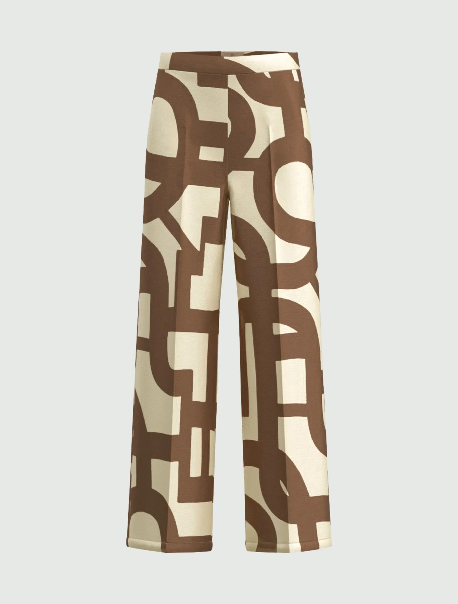 Pantalone in twill stampato - TORTORA