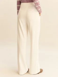 Pantalone ampio in jersey - BIANCO