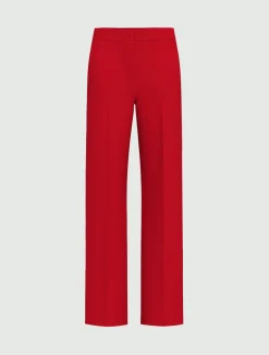 Pantalone ampio in jersey - ROSSO
