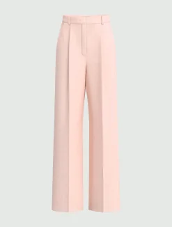 Pantalone in viscosa con lamé - ROSA