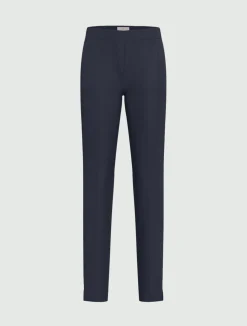 Pantalone slim in faille - BLU