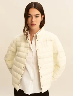 Piumino reversibile downproof - BIANCO LANA