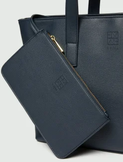 Shopper con pochette - BLU